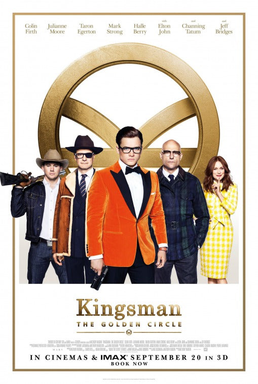 1000 piece jigsaw puzzle for the movie poster: Kingsman: The Golden Circle (2017) ver22