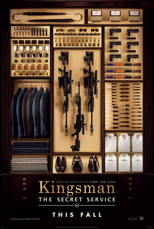 1000 piece jigsaw puzzle for the movie poster: Kingsman: The Secret Service (2015)