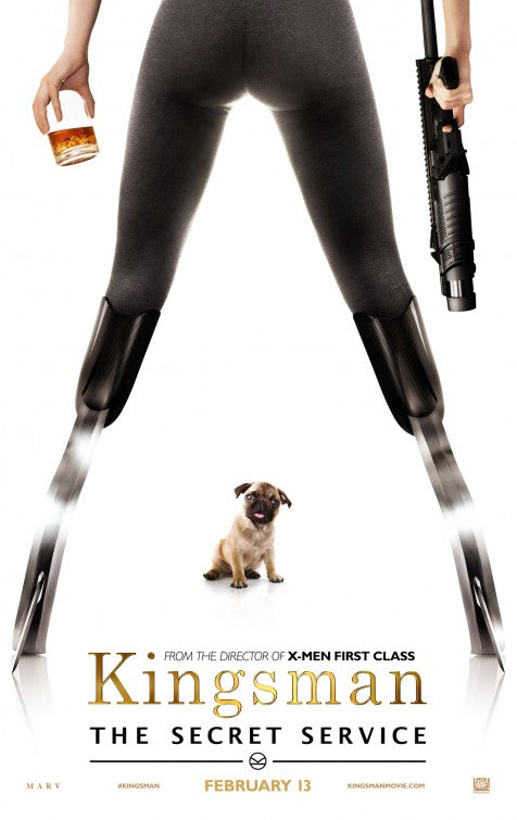 1000 piece jigsaw puzzle for the movie poster: Kingsman: The Secret Service (2015) ver5