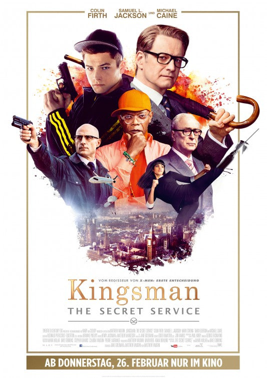 1000 piece jigsaw puzzle for the movie poster: Kingsman: The Secret Service (2015) ver8