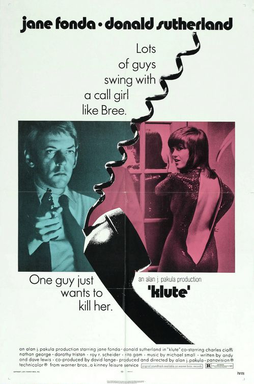 the movie poster: Klute (1971)