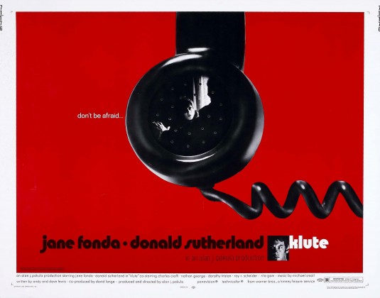 the movie poster: Klute (1971) ver2
