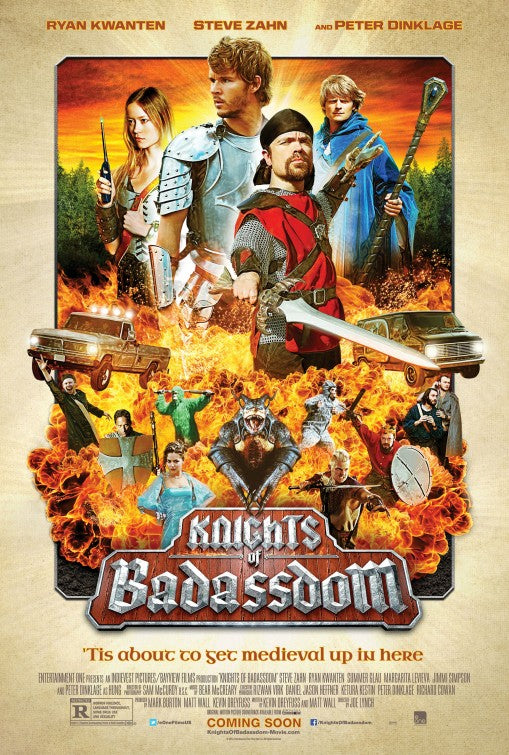 1000 piece jigsaw puzzle for the movie poster: Knights of Badassdom (2014)