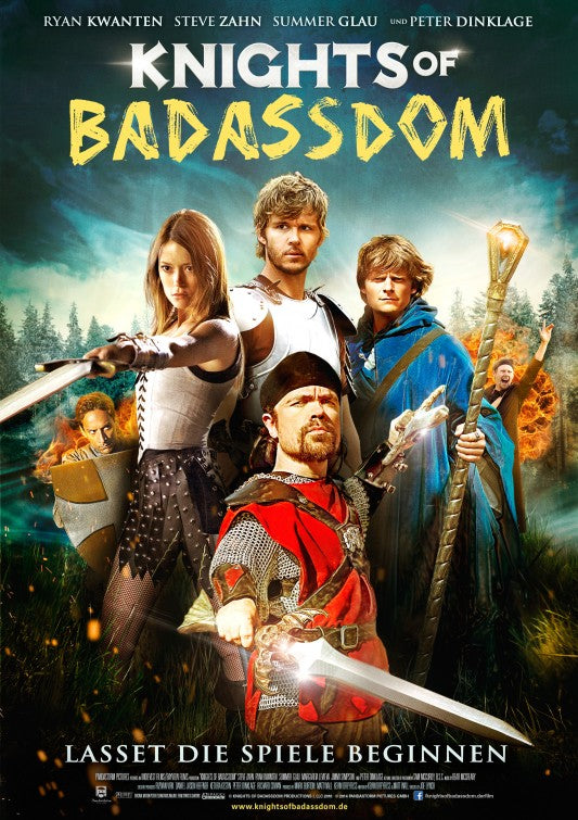 1000 piece jigsaw puzzle for the movie poster: Knights of Badassdom (2014) ver2