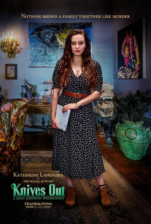 1000 piece jigsaw puzzle for the movie poster: Knives Out (2019) ver10
