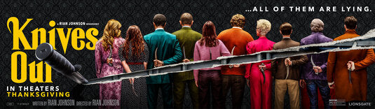 1000 piece jigsaw puzzle for the movie poster: Knives Out (2019) ver15