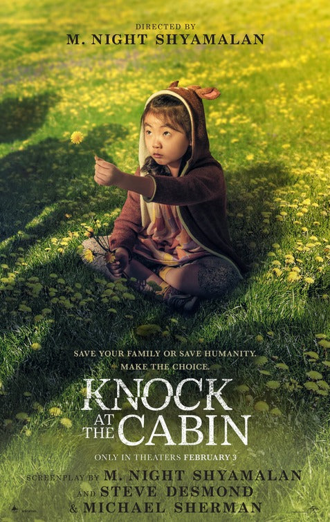 1000 piece jigsaw puzzle for the movie poster: Knock at the Cabin (2023)