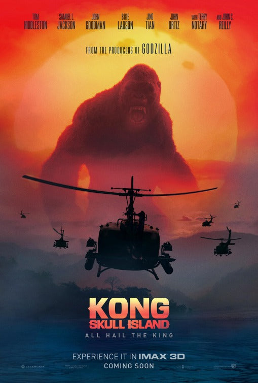 1000 piece jigsaw puzzle for the movie poster: Kong: Skull Island (2017) ver10