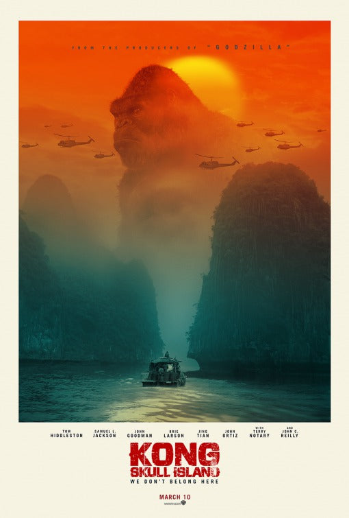 1000 piece jigsaw puzzle for the movie poster: Kong: Skull Island (2017) ver21