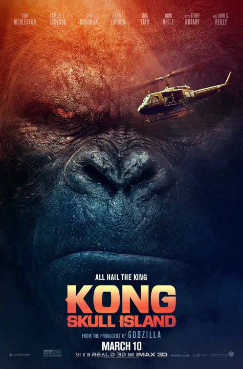 1000 piece jigsaw puzzle for the movie poster: Kong: Skull Island (2017) ver3