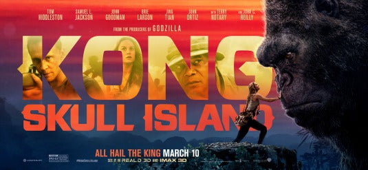 1000 piece jigsaw puzzle for the movie poster: Kong: Skull Island (2017) ver4