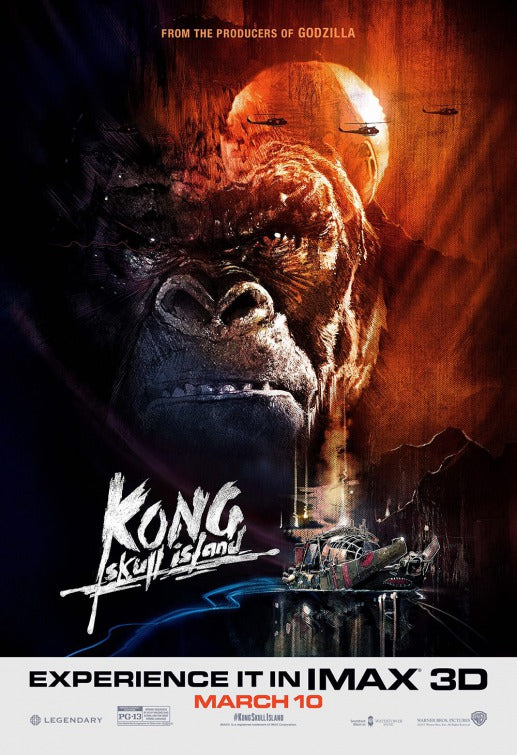1000 piece jigsaw puzzle for the movie poster: Kong: Skull Island (2017) ver7
