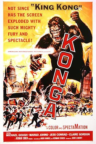 the movie poster: Konga (1961)