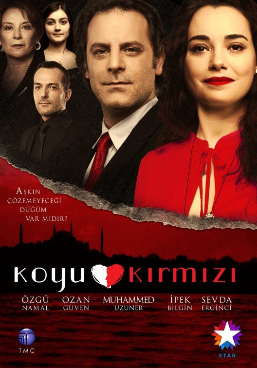 1000 piece jigsaw puzzle for tv poster: Koyu Kirmizi