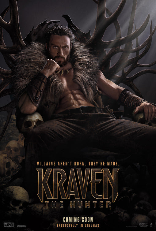 1000 piece jigsaw puzzle for the movie poster: Kraven the Hunter (2024)