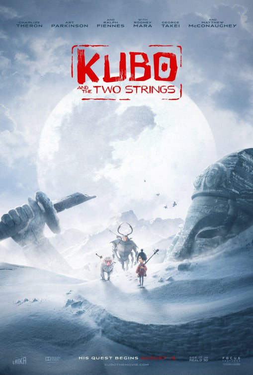 1000 piece jigsaw puzzle for the movie poster: Kubo and the Two Strings (2016) ver11