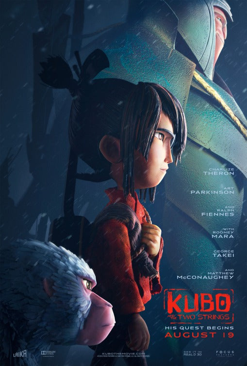 1000 piece jigsaw puzzle for the movie poster: Kubo and the Two Strings (2016) ver12