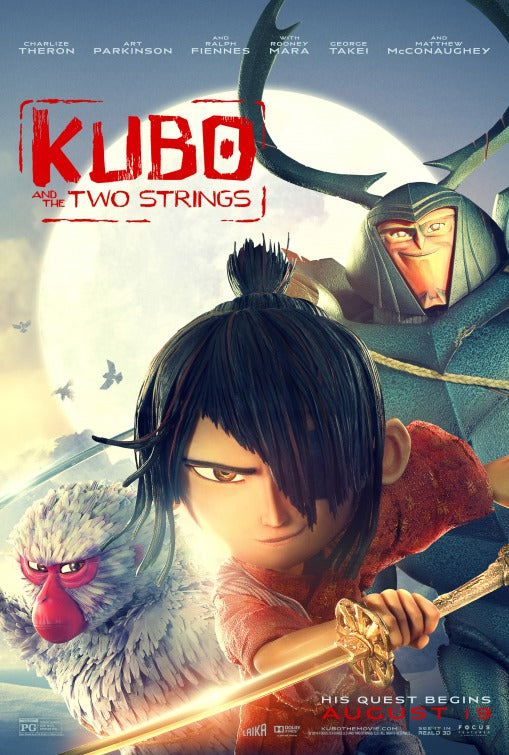 1000 piece jigsaw puzzle for the movie poster: Kubo and the Two Strings (2016) ver13