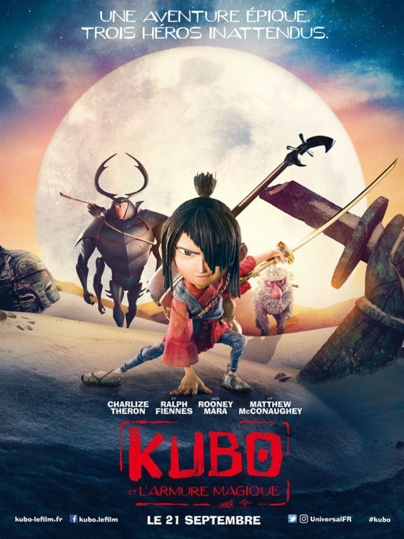 1000 piece jigsaw puzzle for the movie poster: Kubo and the Two Strings (2016) ver14