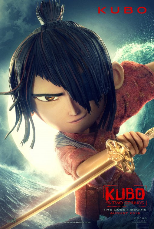 1000 piece jigsaw puzzle for the movie poster: Kubo and the Two Strings (2016) ver2