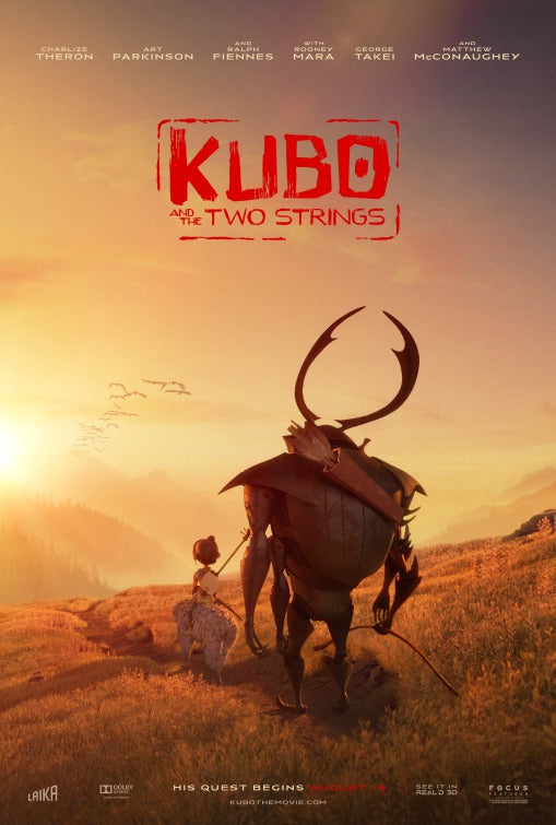 1000 piece jigsaw puzzle for the movie poster: Kubo and the Two Strings (2016) ver8