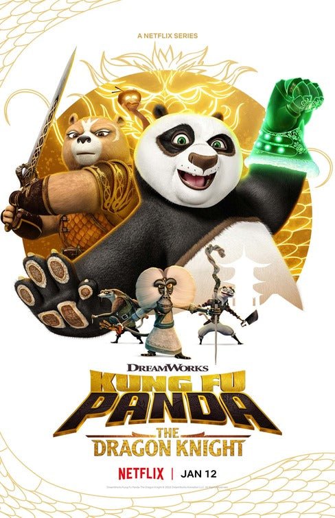 1000 piece jigsaw puzzle for tv poster: Kung Fu Panda: The Dragon Knight, ver2