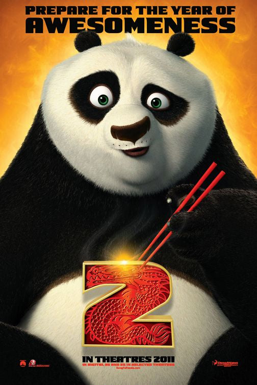 1000 piece jigsaw puzzle for the movie poster: Kung Fu Panda 2 (2011) ver2