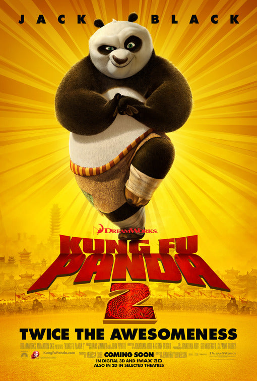1000 piece jigsaw puzzle for the movie poster: Kung Fu Panda 2 (2011) ver4