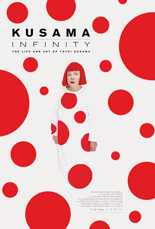 1000 piece jigsaw puzzle for the movie poster: Kusama: Infinity (2018)