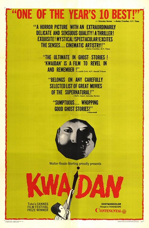 the movie poster: Kwaidan (1964)