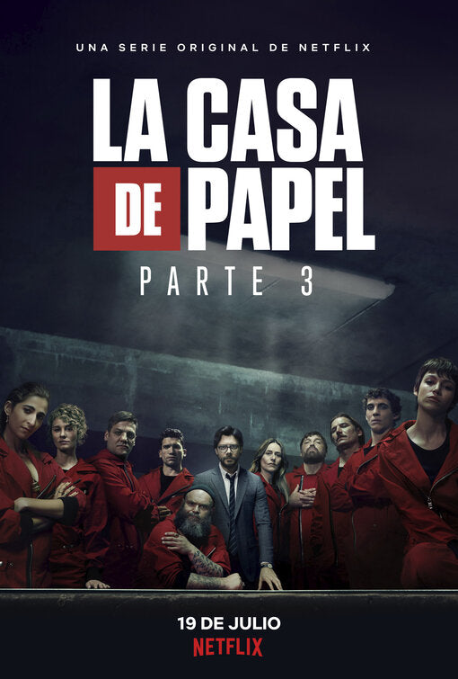 1000 piece jigsaw puzzle for tv poster: Money Heist