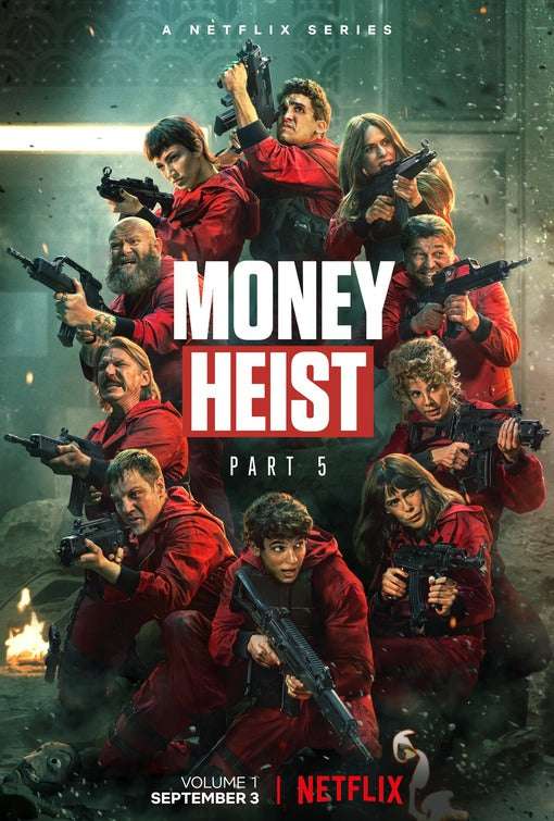 1000 piece jigsaw puzzle for tv poster: Money Heist, ver20