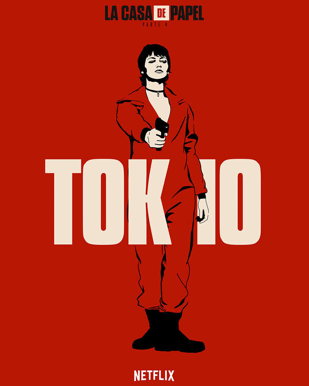 1000 piece jigsaw puzzle for tv poster: Money Heist, ver8