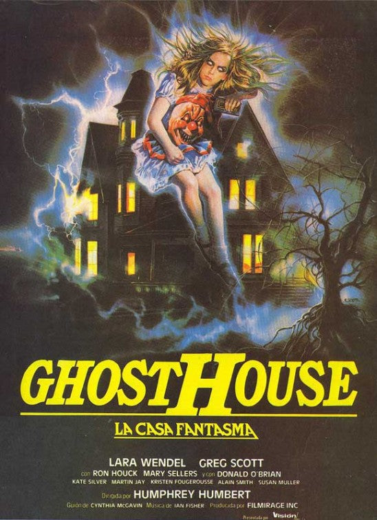 1000 piece jigsaw puzzle for the movie poster: Ghosthouse (1988) ver2