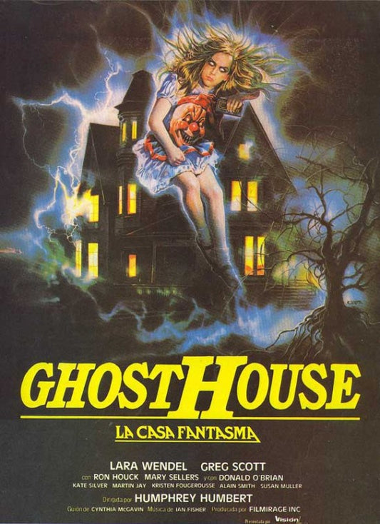 1000 piece jigsaw puzzle for the movie poster: Ghosthouse (1988) ver2