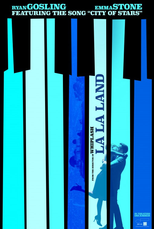 1000 piece jigsaw puzzle for the movie poster: La La Land (2016)