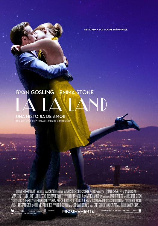 1000 piece jigsaw puzzle for the movie poster: La La Land (2016) ver11
