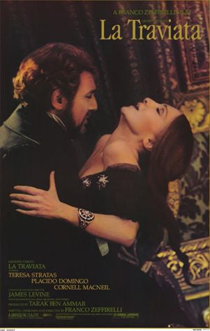 1000 piece jigsaw puzzle for the movie poster: La Traviata (1982)