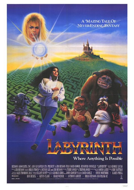 the movie poster: Labyrinth (1986) ver3