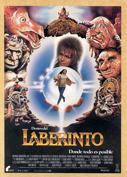 1000 piece jigsaw puzzle for the movie poster: Labyrinth (1986) ver4