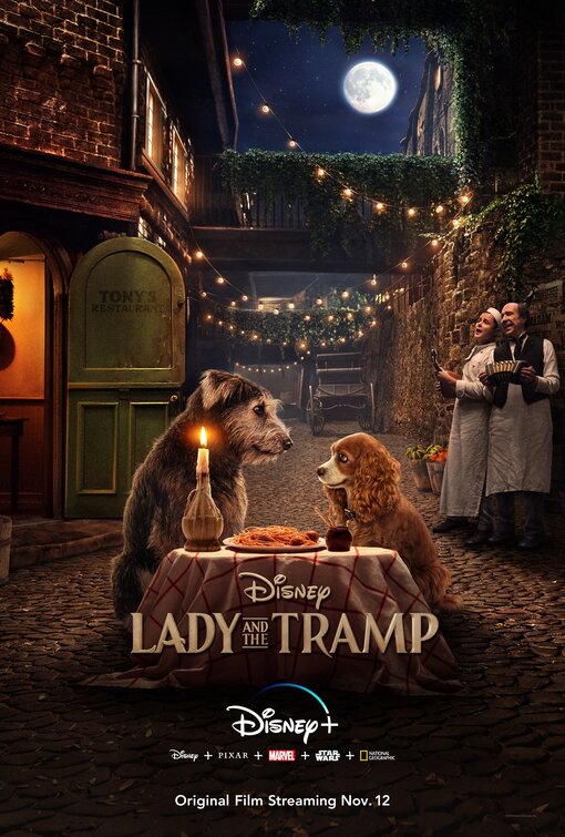 1000 piece jigsaw puzzle for tv poster: Lady and the Tramp