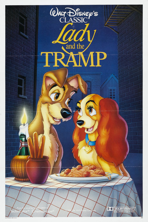 the movie poster: Lady and the Tramp (1955) ver5