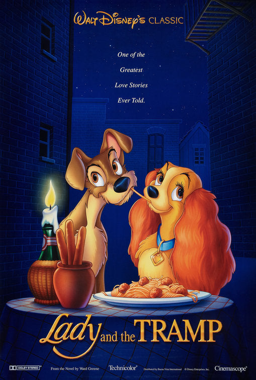 the movie poster: Lady and the Tramp (1955) ver7
