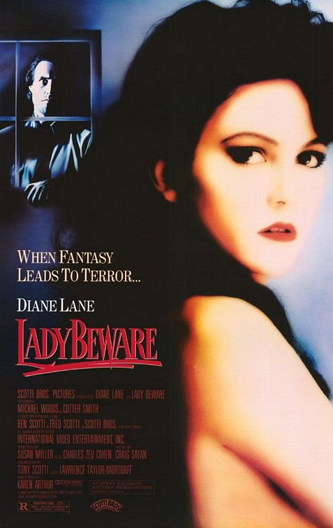 the movie poster: Lady Beware (1987)