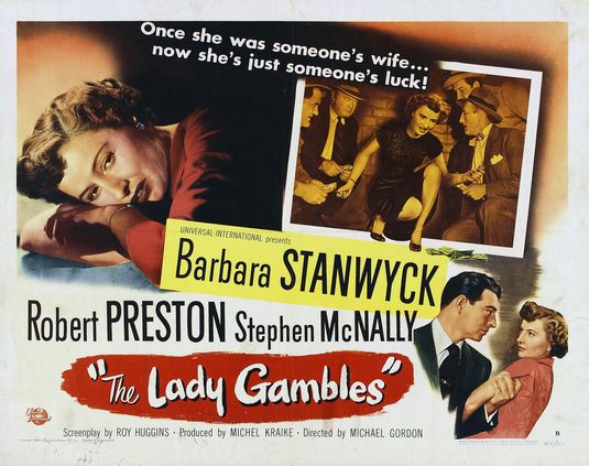 the movie poster: The Lady Gambles (1949)
