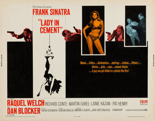1000 piece jigsaw puzzle for the movie poster: Lady in Cement (1968) ver2