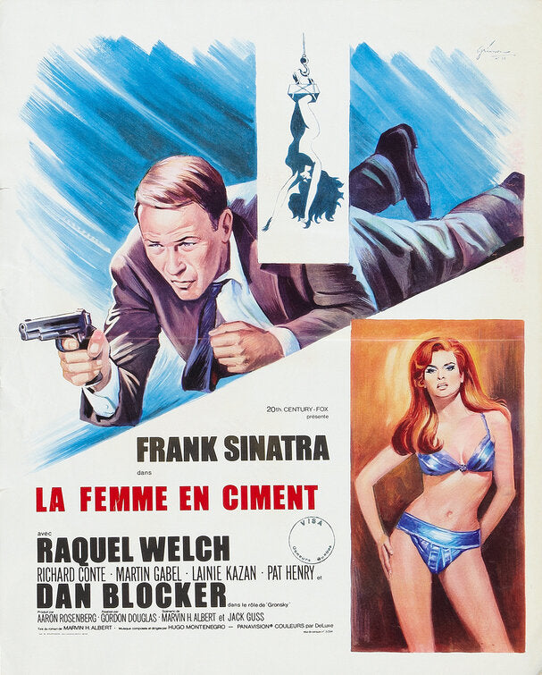 1000 piece jigsaw puzzle for the movie poster: Lady in Cement (1968) ver5