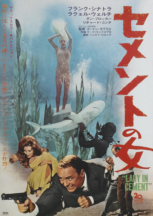 1000 piece jigsaw puzzle for the movie poster: Lady in Cement (1968) ver6