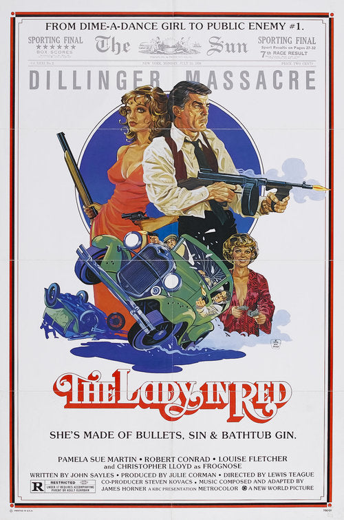 the movie poster: The Lady in Red (1979)