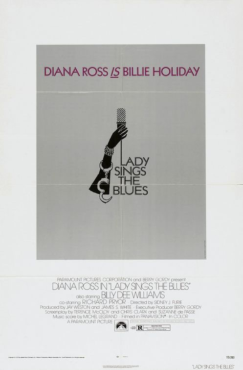 1000 piece jigsaw puzzle for the movie poster: Lady Sings the Blues (1972)